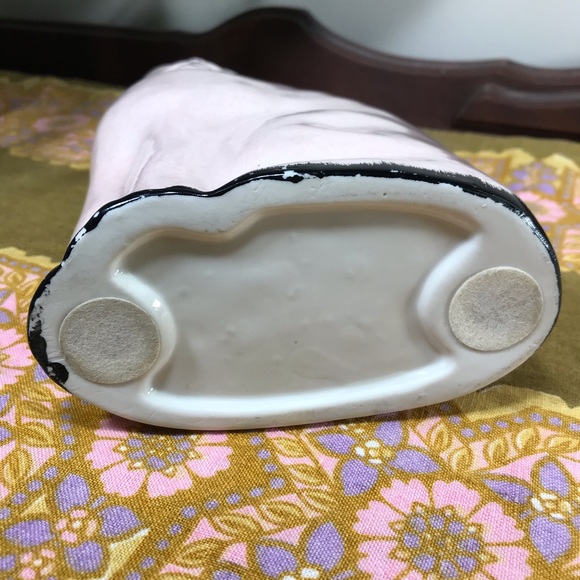 SOLD N.S. Gustin Pink & Black Hand Painted Cat - Picture 10 of 10